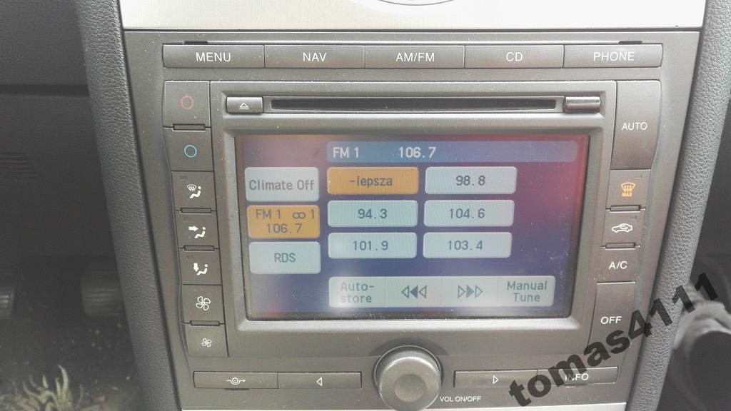 Radio Navi Dotykowe Mondeo Mk Iii Din Oficjalne