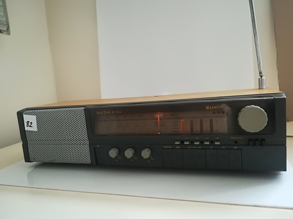 Radio Unitra Diora Śnieżnik R 502 Zabytek PRL 7402937005 oficjalne