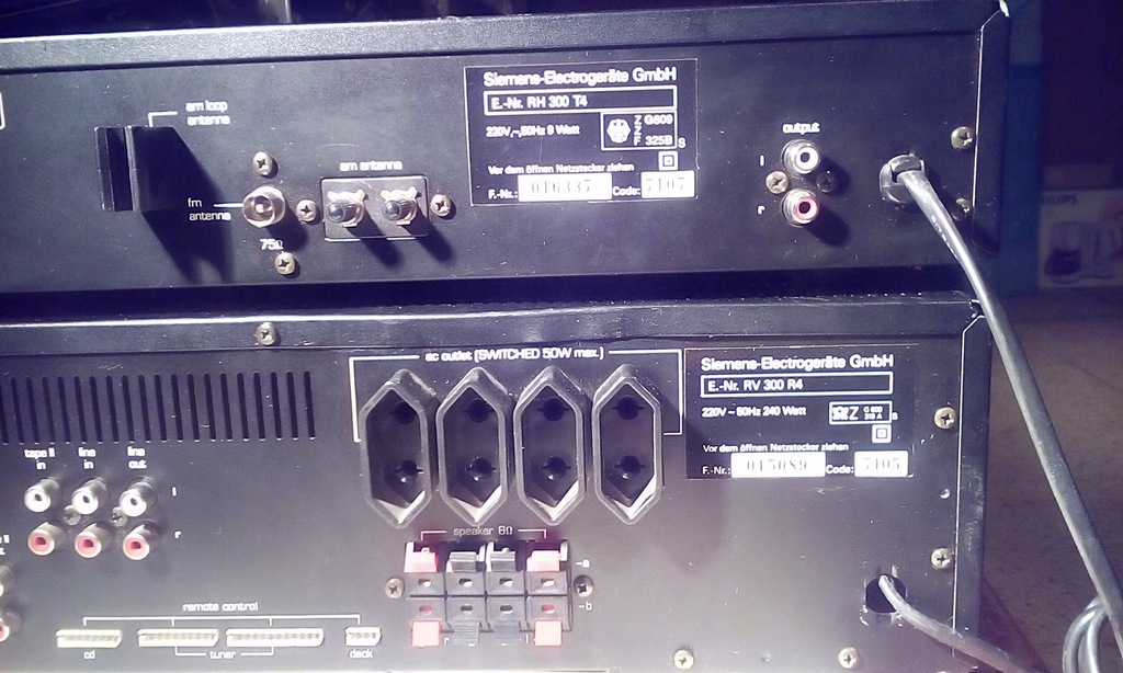 Wzmacniacz Siemens Rv R Tuner Rh T Oficjalne