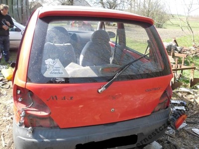 Klapa Tylna Czerwona Kompletna Daewoo Matiz Oficjalne