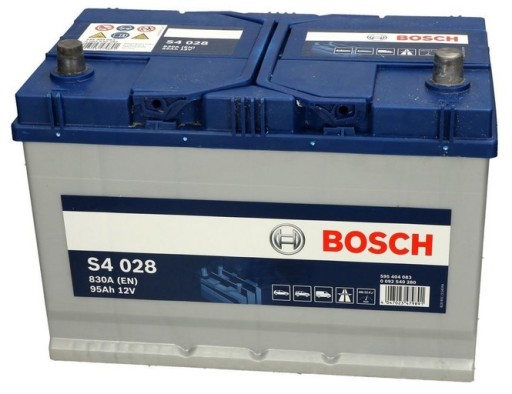 Акумулятор BOSCH 95ah 830A P + Bosch S4 0 092 S40 280 Asia JAPAN - 3