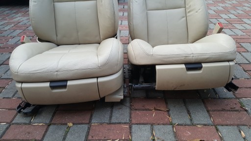 Сидіння передня подушка безпеки правий Mercedes S W221 Європа OE кремова шкіра - 5