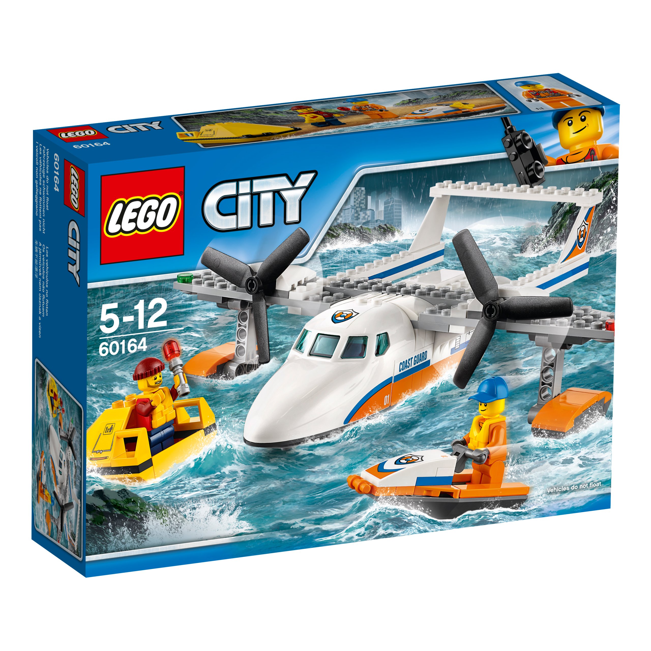 Lego City 60164 Pobřežní stráž Záchranářský hydroplán