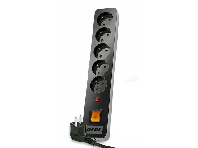 

Listwa zasilająca Acar X5-3M 5x gniazd typu E