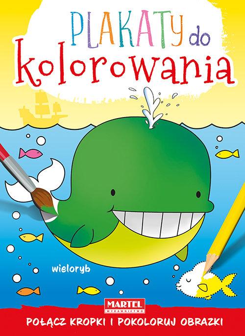 

Plakaty do kolorowania Wieloryb