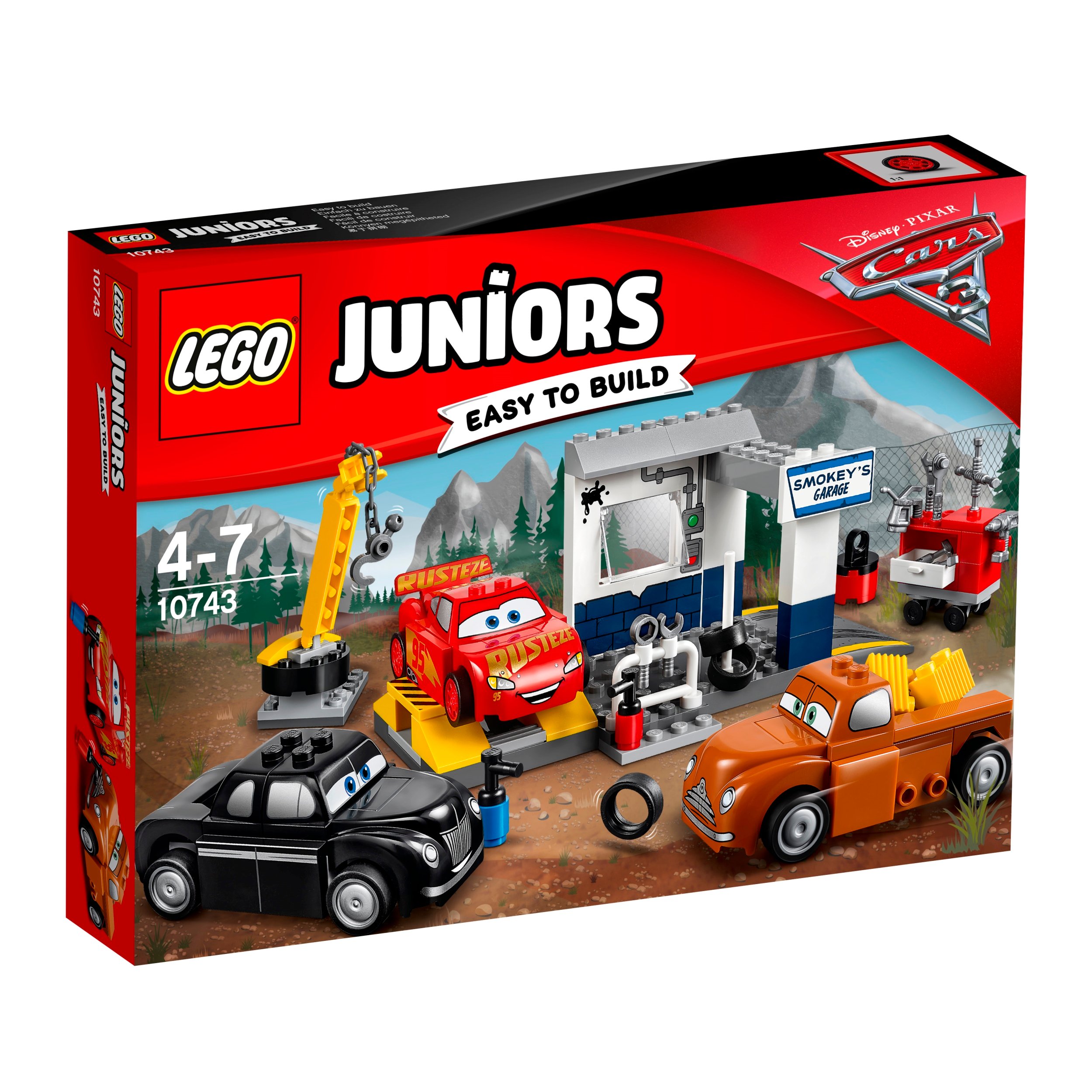 Lego Cars Auta 3 – 10743 Smokeyho dílna –