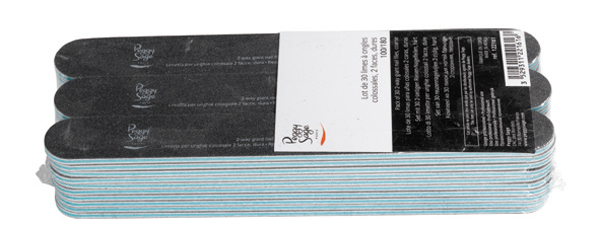 Peggy Sage Pack Of 30 2-Way Gigant Nail Files Coarse sada veľkých pil P1