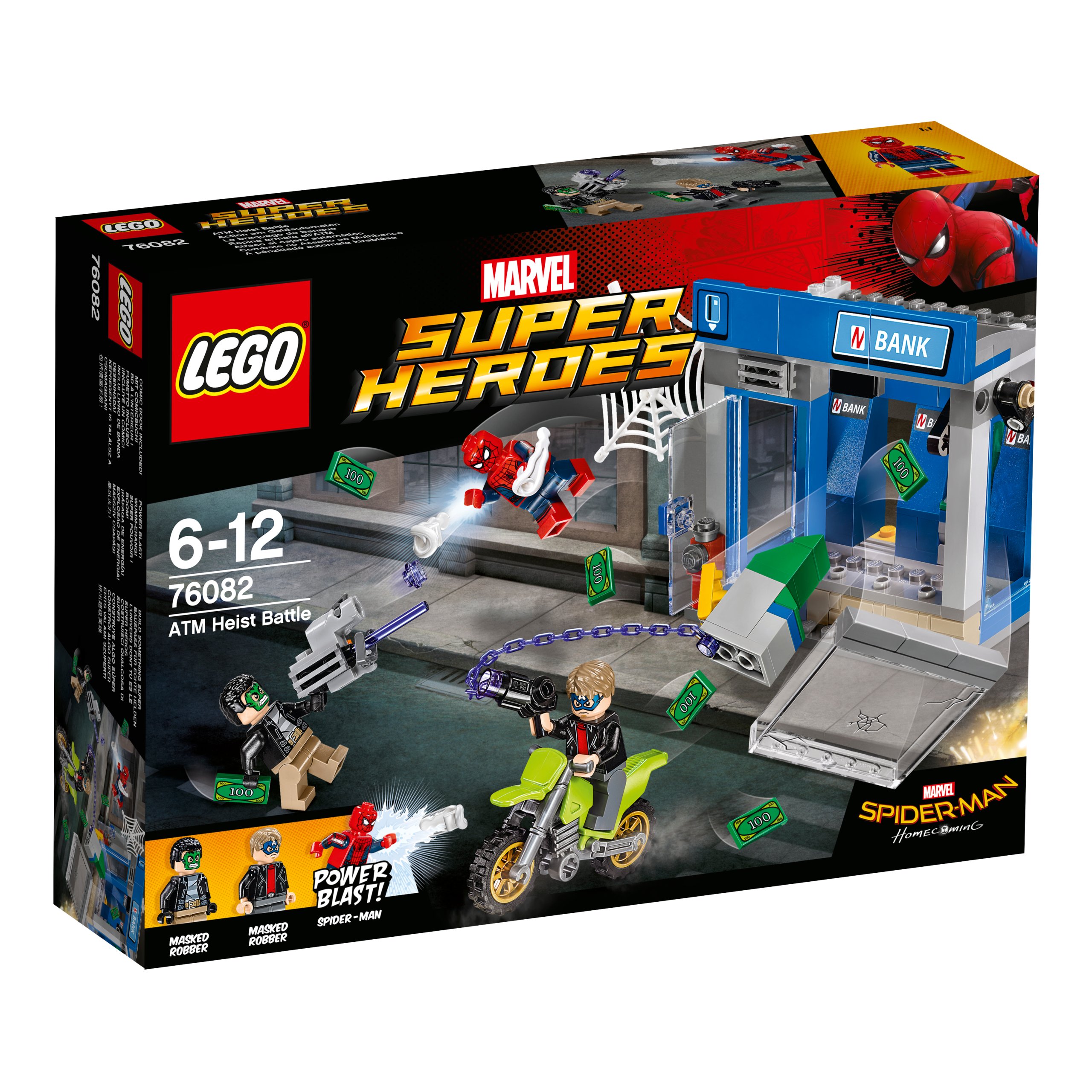 Lego Marvel Heroes 76082 Boj o bankomat Spiderman Unikát 2017