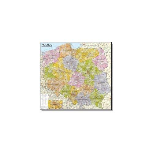 

Polska mapa administracyjno-samochodowa 1:570 000