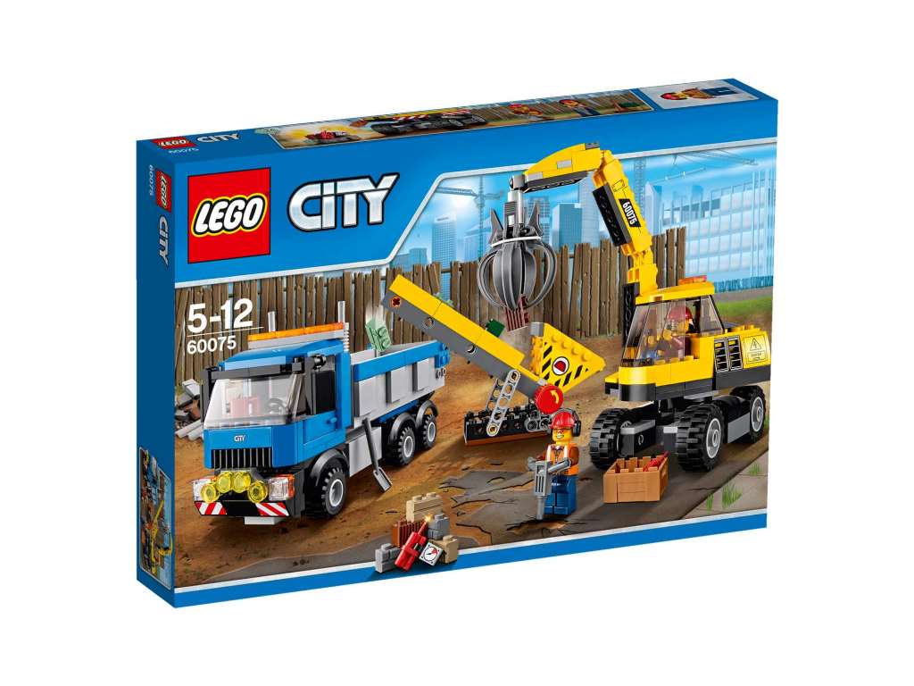 Lego City 60075 Koparka i ciężarówka