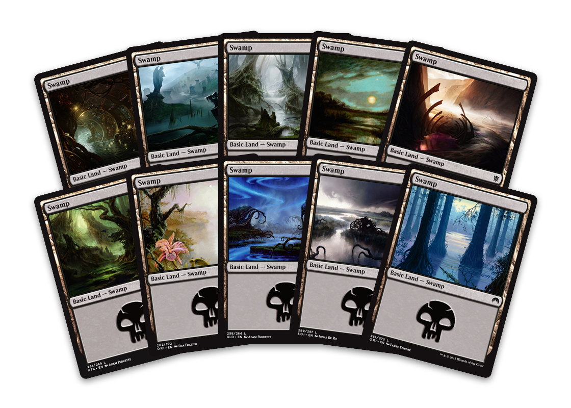 

Mtg 10x Swamp Basic Land