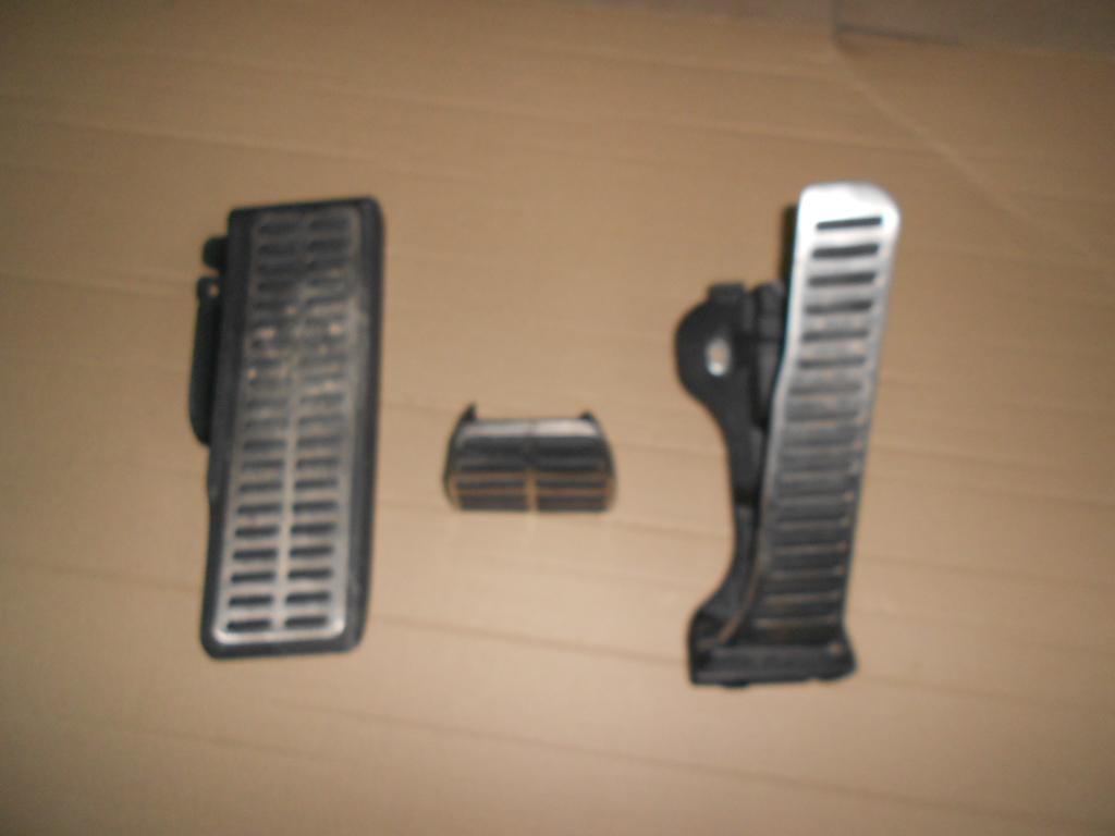 VW GOLF 6 GTD R-LINE НАКЛАДКИ ХРОМ ПЕДАЛИ