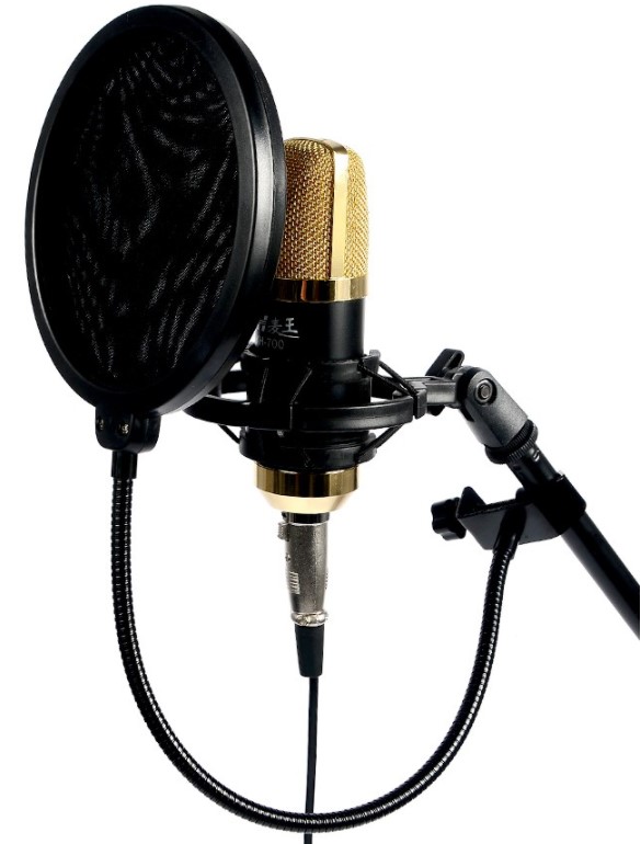 STUDYJNY POP FILTR FILTER MIKROFONOWY PS-1 OSŁONA Kolor czarny