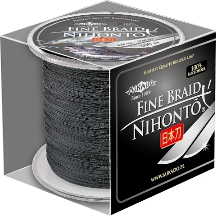 

Plecionka Nihonto Fine 0,30mm 300m Black Mikado
