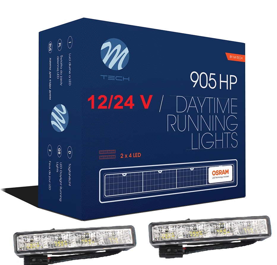 

Światła dzienne 125mm Led Osram HP905 800lumen