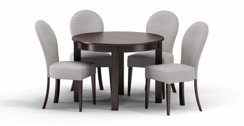 STÓŁ fi 100 okrągły DĘBOWY ROZKŁADANY