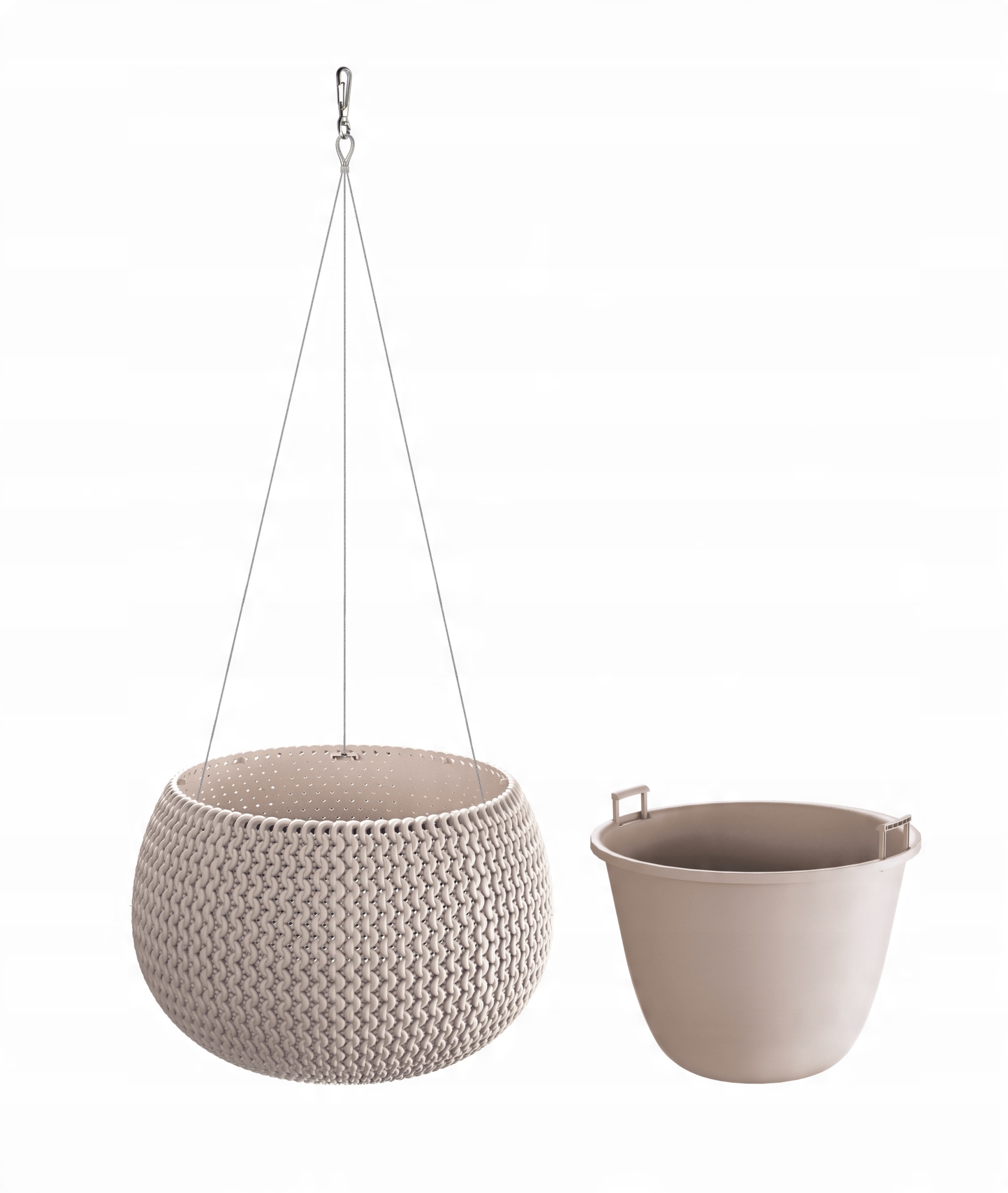 

Prosperplast Doniczka Wiszące Splofy 29CM Mocca