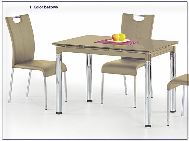 KULTOWY STÓŁ SZKLANY ===== ROZKŁADANY 170x70 BIAŁY Marka Profeos