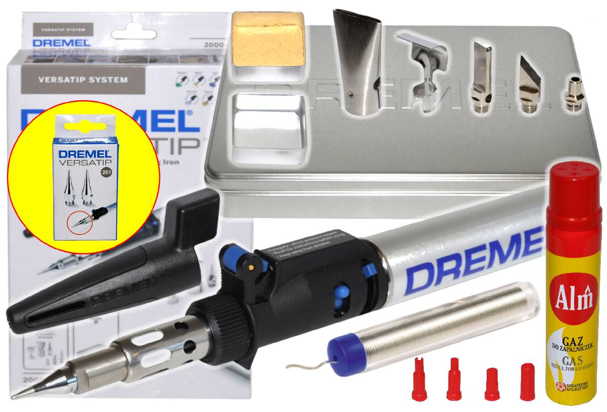 ГАЗОВЫЙ ПАЯЛЬНИК VERSATIP ГОРЕЛКА DREMEL + НАКОНЕЧНИК 201 купить с  доставкой​ из Польши​ с Allegro на FastBox 6467287283