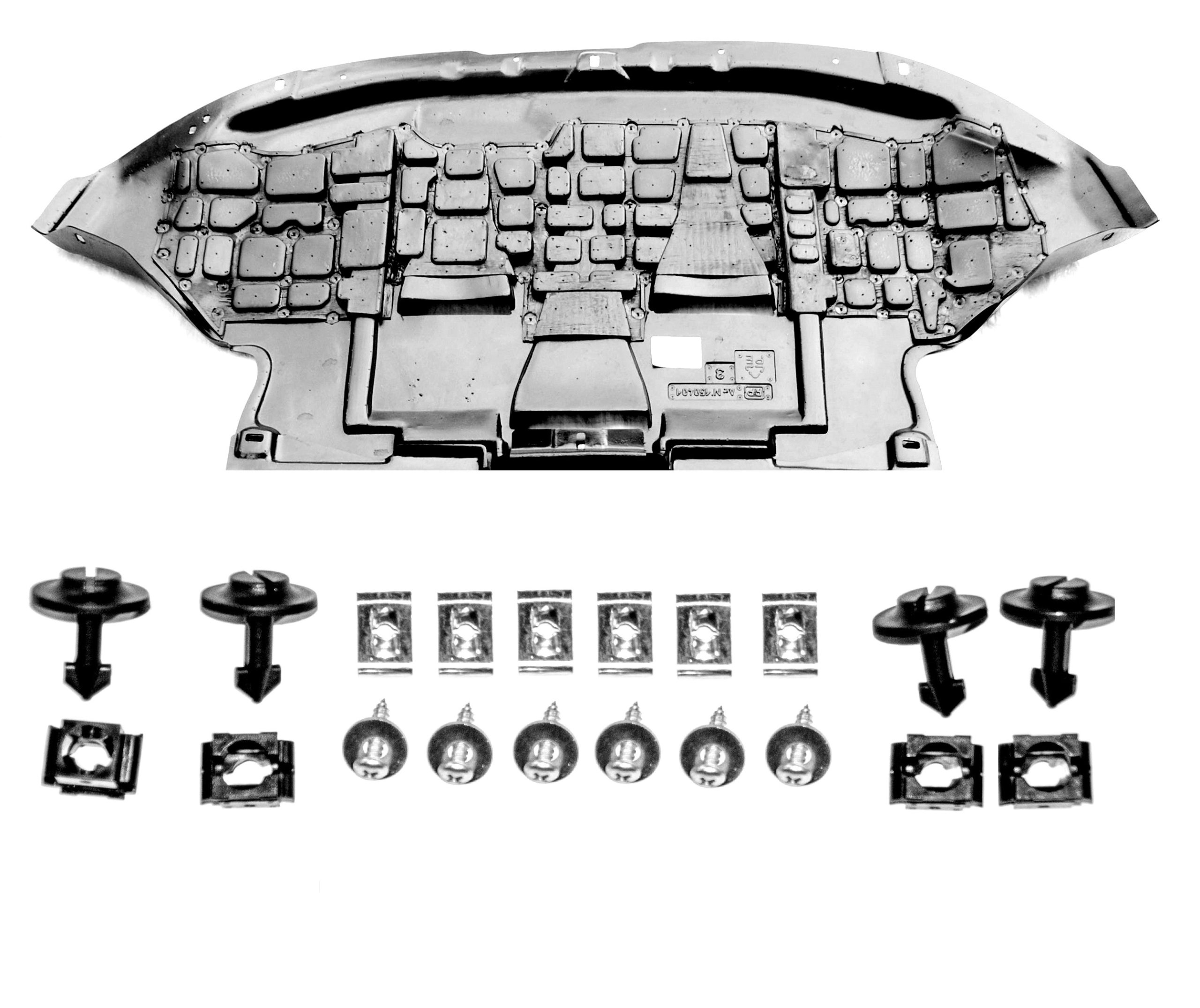 8d0863821q - Защита двигателя PASSAT B5 AUDI A4 B5 звукоизоляция