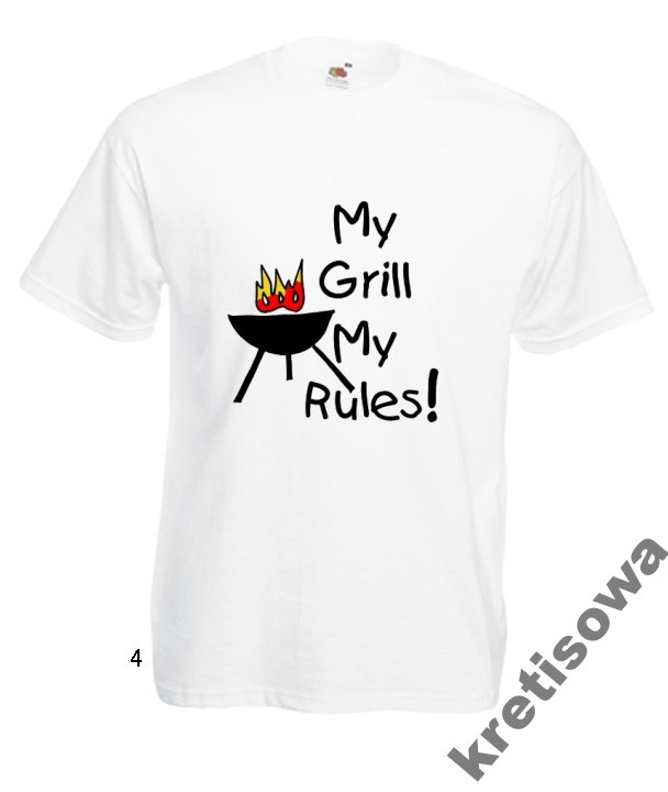 

Kolorowe Koszulki Kucharz Master Chef Grill Wzory