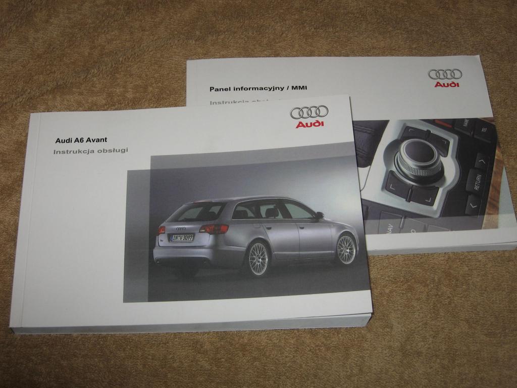 Audi A6 C6 polska instrukcja obsługi 2004-2008 + MMI