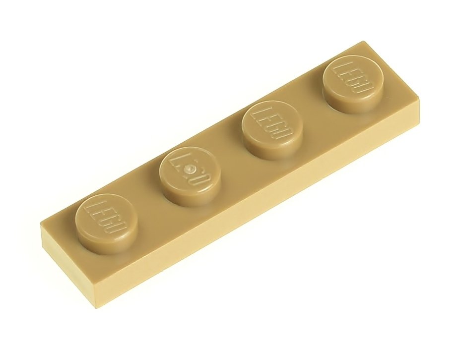 

Lego Płytka zwykła 1x4 3710 dark tan - 2 szt.