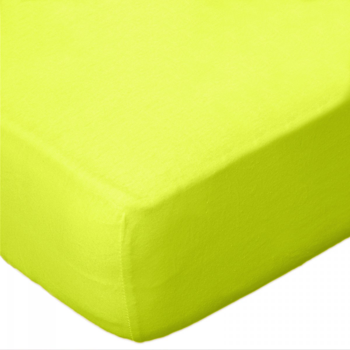 

Prześcieradło Jersey dżersej 160x200 wz. limonkowy