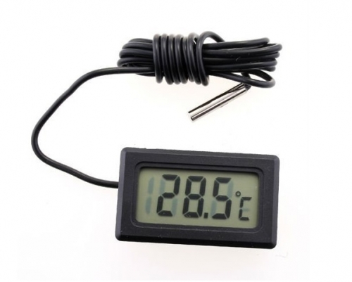 

Termometr Cyfrowy LCD Z Sondą -50 Do +110 Stopni