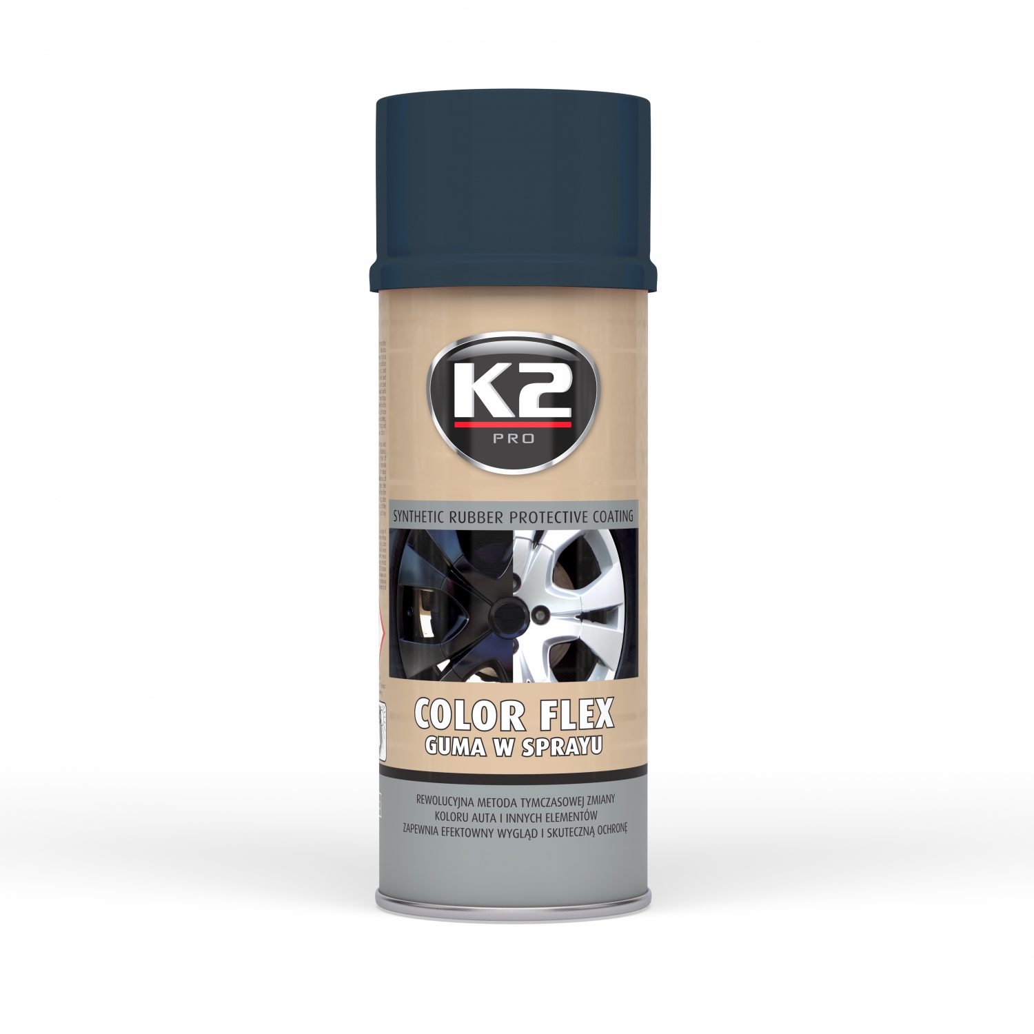 

K2 Color Flex Guma w sprayu 400ml Czarny połysk