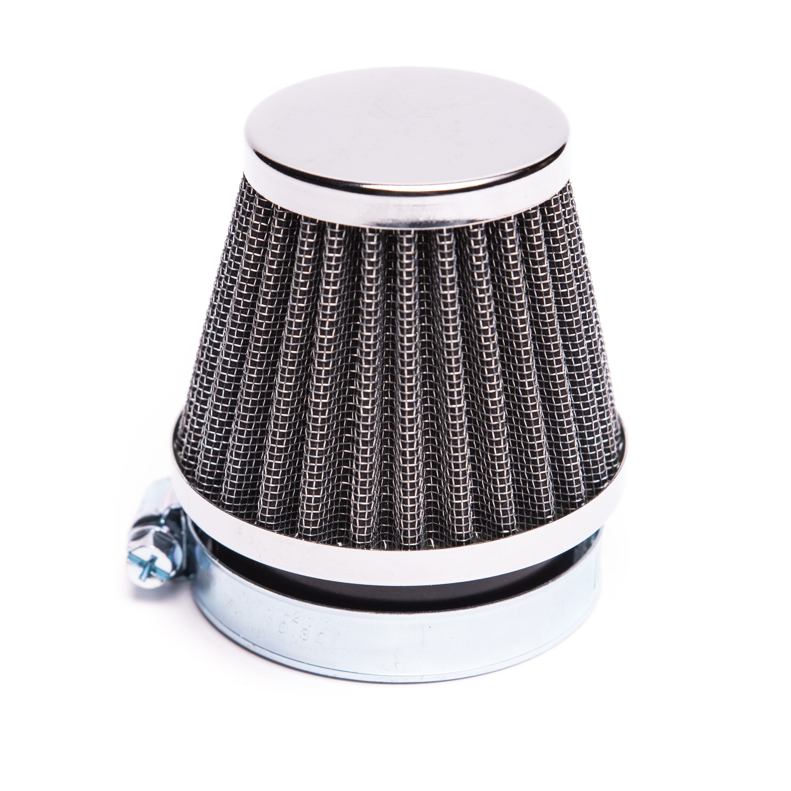 

Filtr powietrza stożkowy motocyklowy chrom 54mm