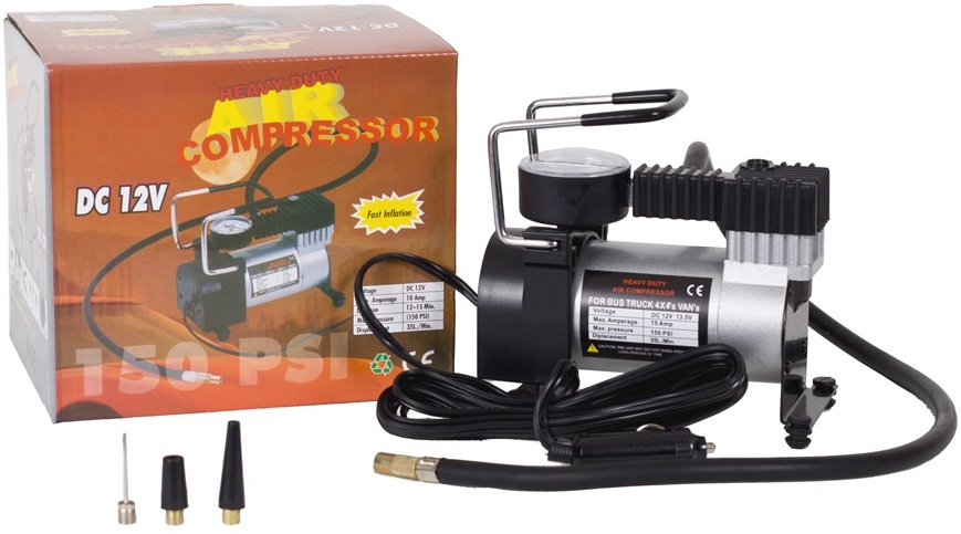 

Kompresor Samochodowy Do Kół Mocny 150 Psi 12V 15A