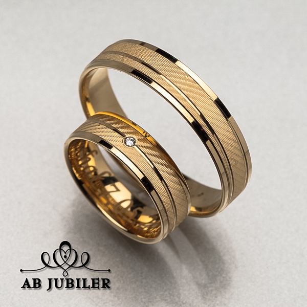 OBRĄCZKI ZŁOTE 14K Z CYRKONIĄ MODEL O-131 Marka Inna marka