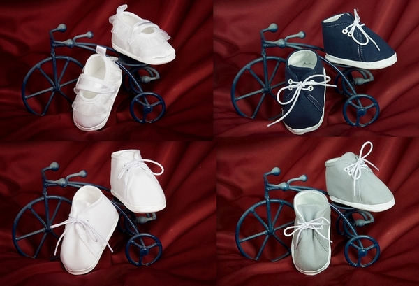 Buciki do Chrztu, CHRZEST, Różne wzory Rozmiar 12 cm