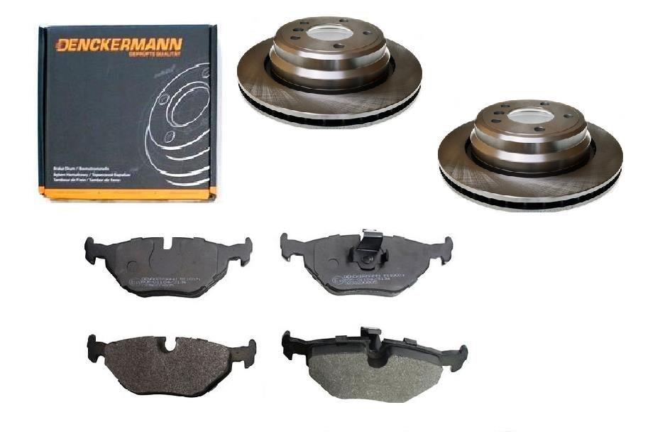 Kotouče Brzdové Bmw 5 E39 Zadní 298 mm Sada. Ventilky