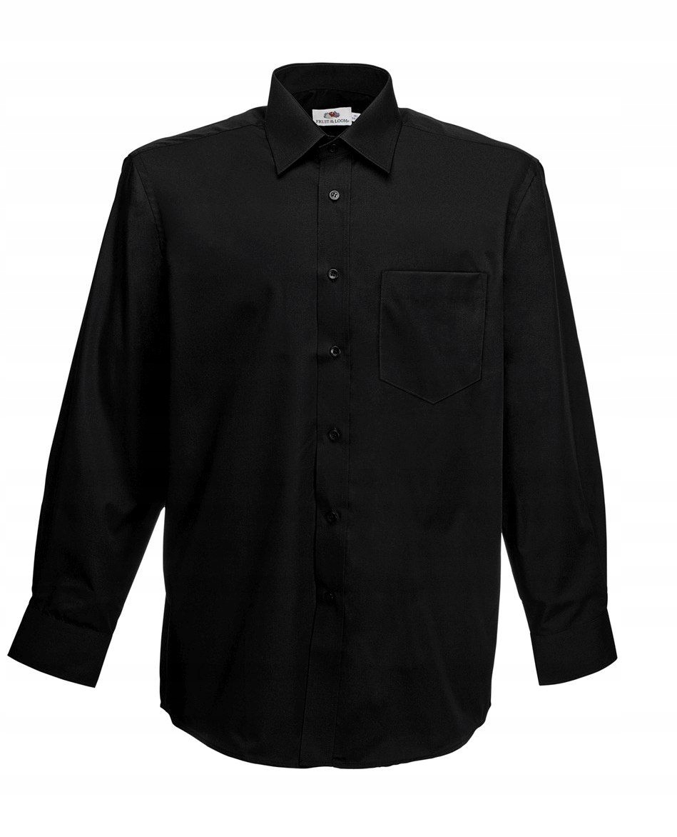 

Men Poplin L/s Shirt Black M
