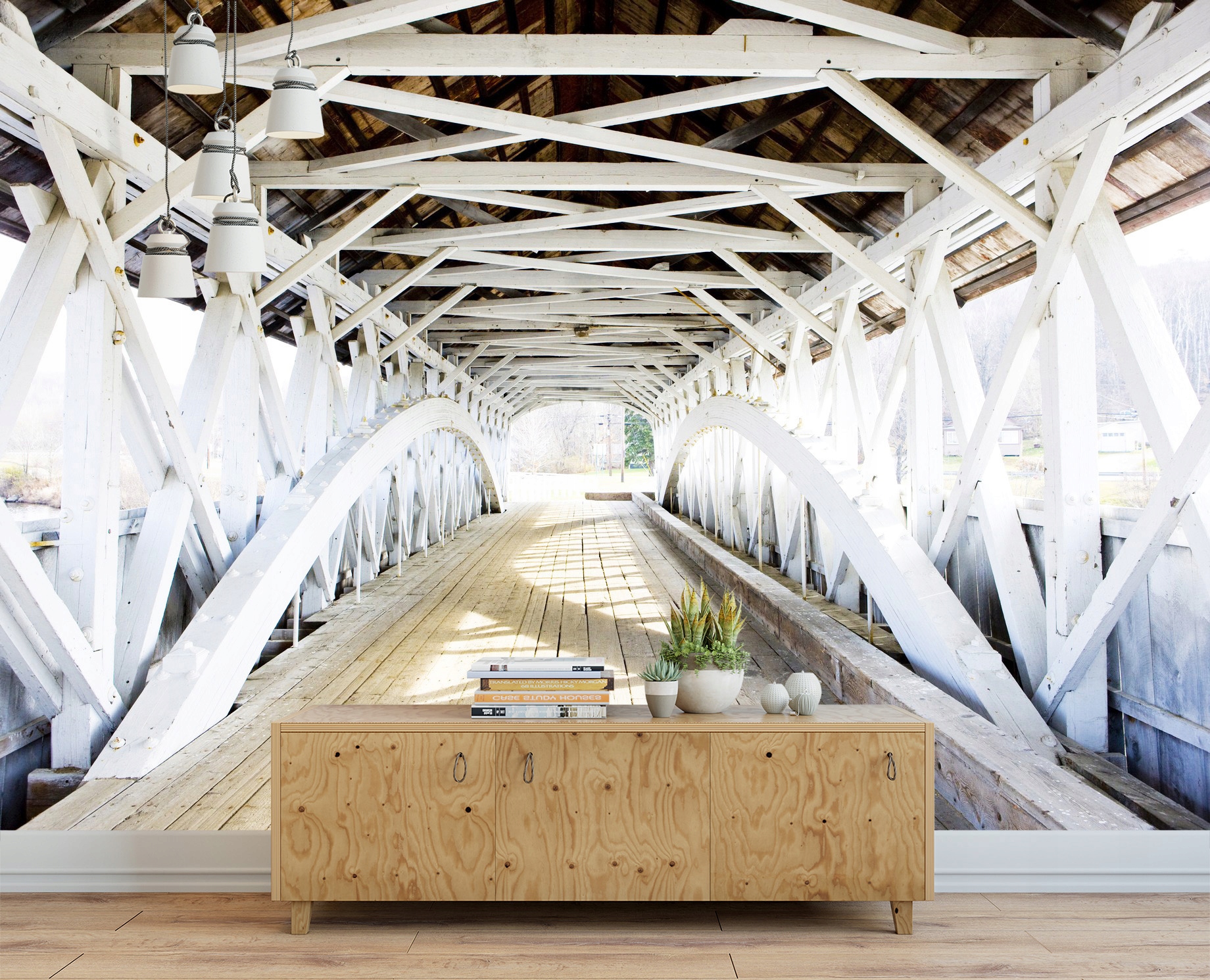 Fototapeta 3D stary most USA 416x290 F00140 Marka Printedwall