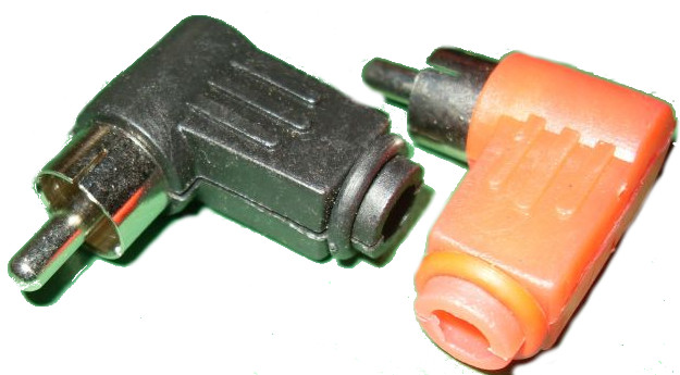

Wtyk Rca cinch kątowy na kabel (1346)