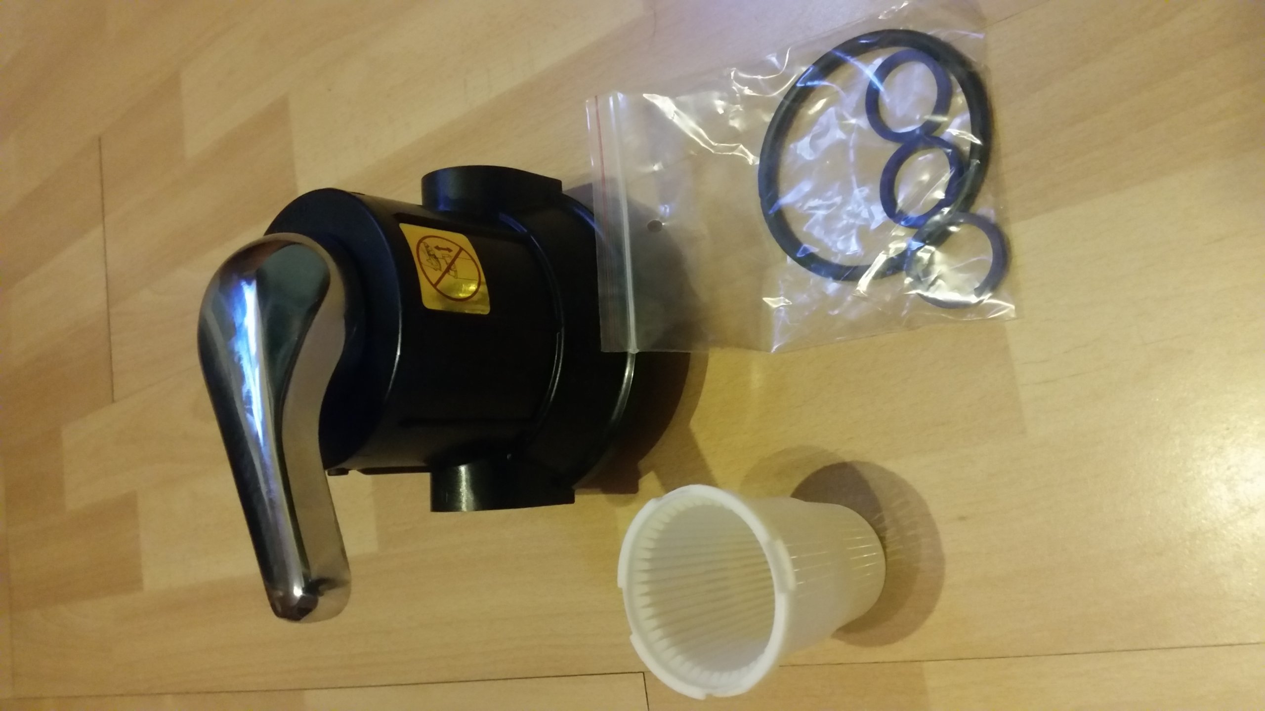 Ručná filtračná hlavica Multi Pvc 1" pre odželezňovač, pre fľaše Gw 2,5"