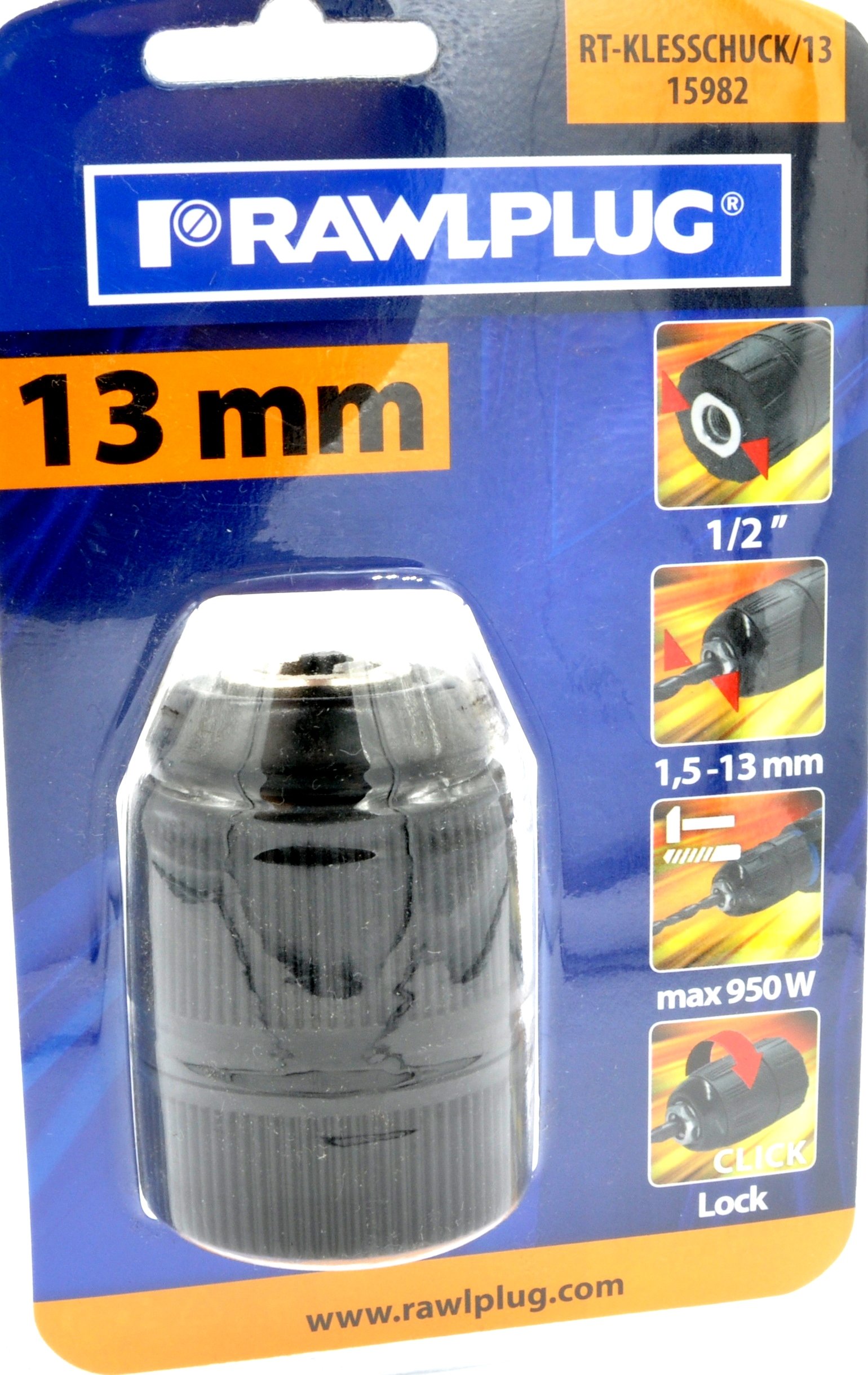 UCHWYT WIERTARSKI SAMOZACISKOWY MOCOWANIE DO WIERTARKI OD 1,5 DO 13 MM