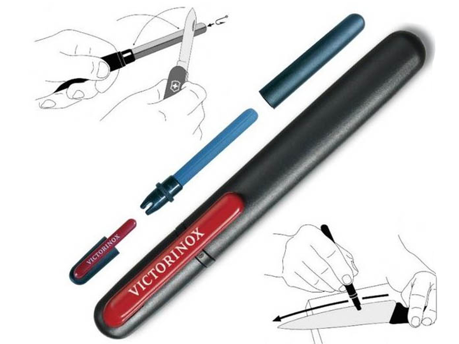 VICTORINOX OSEŁKA OSTRZAŁKA PODWÓJNA 2w1 4.3323 Typ płaskie