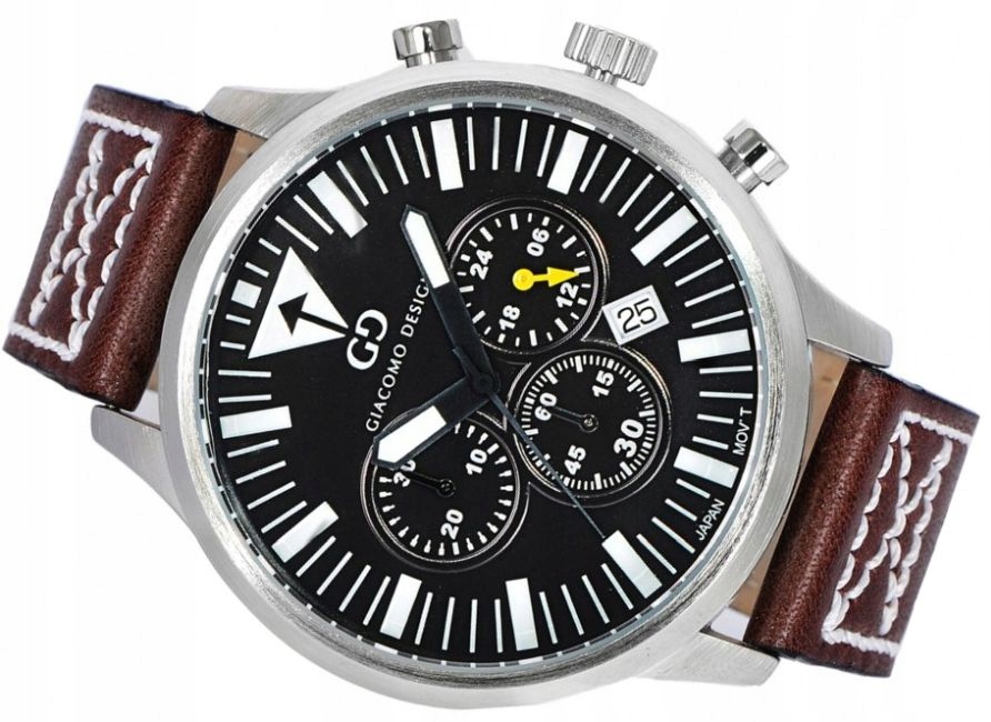 Moderní Pánské Hodinky Giacomo Design GD03004 Gw