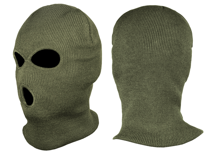 

Kominiarka Mil-tec Balaclava Akryl 3 Otwory Oliv'e