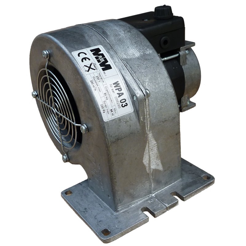

Dmuchawa do pieca wentylator WPA03K 3biegi 280m3/h