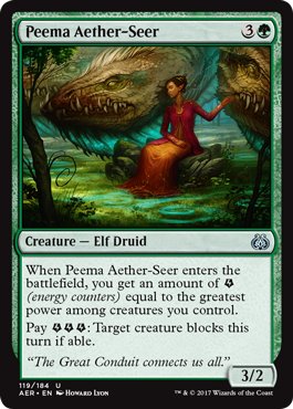 Mtg 4x Peema Aether-Seer (Uncommon)