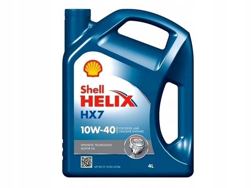 Напівсинтетичне масло Shell Helix HX7 4 l 10W40
