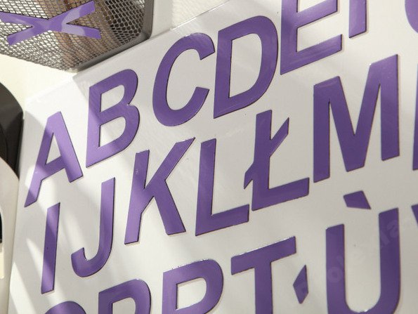 

Literki Magnetyczne dla Dzieci, 5cm Wielki alfabet