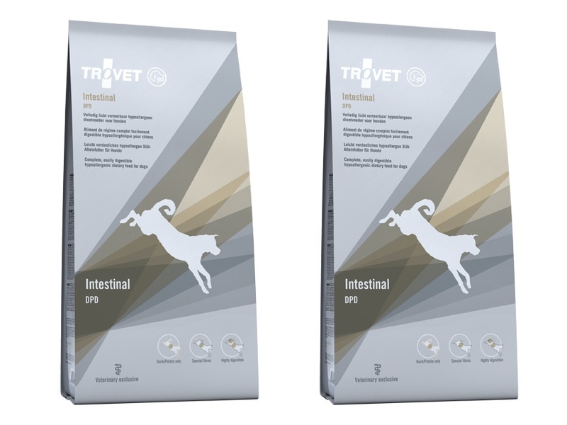 Levně Trovet Dog Dpd Intestinal Hypoallergenic 2 x 3 kg – střevní dieta pro psy