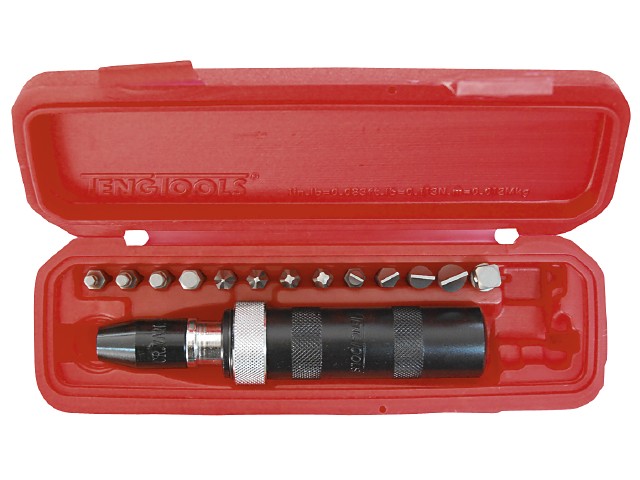 

Tengtools Wkrętak udarowy 1/2 5/16 3/8 bity 15 el