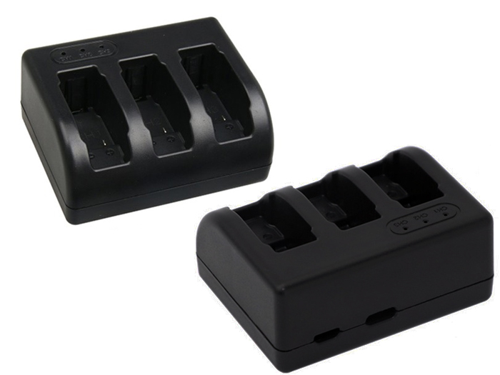 USB зарядний пристрій для 3 акумуляторних батарей GoPro HERO 6 State New